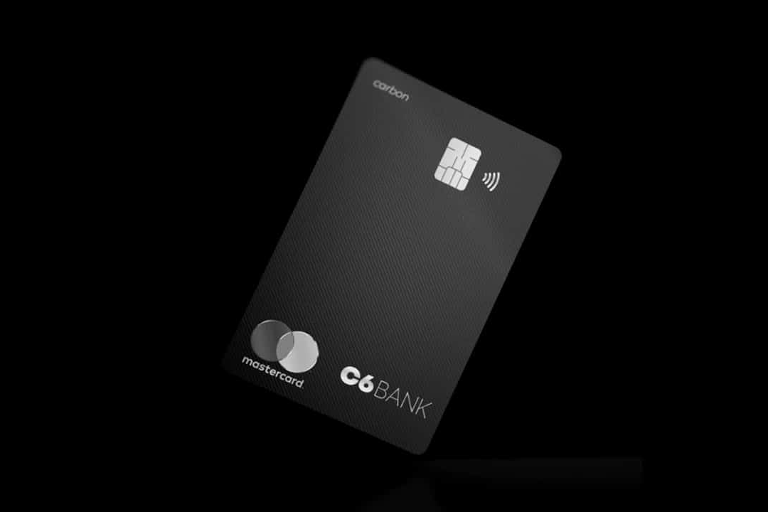 cartao C6 Bank Mastercard internacional com chip contactless